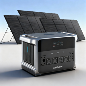 สถานีพลังงานแสงอาทิตย์แบบพกพา Sorein outdoor 110v 220v lifepo4 แบตเตอรี่ลิเธียมไอออน 3000w 2400w 1200w สำหรับแคมป์ปิ้ง - Product Image 2