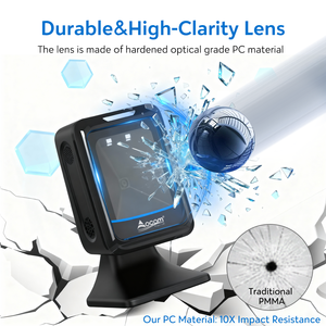 เครื่องสแกนบาร์โค้ดแบบตั้งโต๊ะ OCBS-T288 OCOM แบบออมนิไดเรคชันแนล 2D/1D <span class=keywords><strong>สแกน</strong></span>รวดเร็วเพื่อระบบขายหน้าร้านที่มีประสิทธิภาพ - Product Image 3