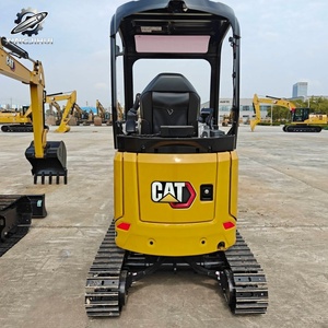 Mini-excavatrice sur chenilles CAT301.7 d'occasion, 2 tonnes, godet de 0,04 m³, marque japonaise d'origine, petite excavatrice de chantier, faible nombre d'heures, bon état - Product Image 6