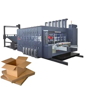 Lead Edge Feeder Full Automatic Chain Feeding Cardboard Flexo Ink Printer Slotter Carton Box Printing Machine