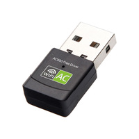 Adaptateur WiFi AC600Mbps Realtek RTL8811CU double bande 600Mbps sans fil pour PC portable, carte réseau sans pilote