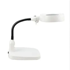 15X lupa LED lámpara luz aumento blanco lente escritorio mesa reparación  herramienta