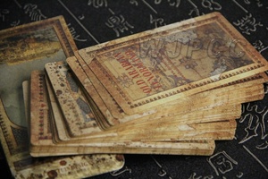 WJPC-Jumbo Taille Doré Tranchant Oracle Cartes Papier D'impression <span class=keywords><strong>Carte</strong></span> De Tarot - Product Image 3
