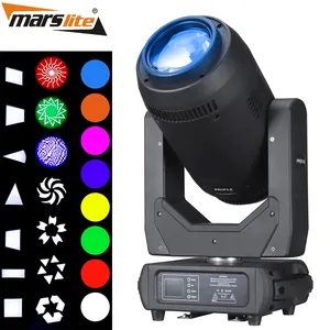 Marslite 350W Led profilo Moving Head Theater eventi Stage Dj Beam Cutting Light testa mobile Zoom Framing Light