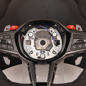 Upgrade Microfiber Sports Racing Steering Wheel for BMW F30 F10 G30 G20 F20 F32 F36 F11 M4 F82 M340i - Product Image 5
