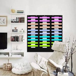 30 Pockets Wall Hanging <b>File</b> <b>Folders</b> Organizer Wall Mount Document Letter Organizer Heavy Duty Storage Pocket Chart - Product Image 2
