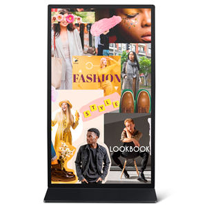 Лучшая цена 75 86 98 дюймов Крытый интерактивный 4k ЖК-дисплей полный экран цифровой без сенсорного экрана WIFI Aiyos Digital Signage - Product Image 2