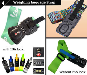 Logo personnalisé imprimé réglable 2 croix tissu ceinture <span class=keywords><strong>sangle</strong></span> à bagages avec <span class=keywords><strong>TSA</strong></span> boucle de verrouillage accessoires de voyage pour valises - Product Image 5