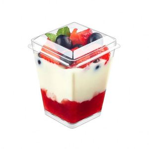 Vaso de Plástico Transparente y Ligero para Catering, Elegante y Alto, para Aperitivos, Helados, Parfaits y Martinis - Product Image 5
