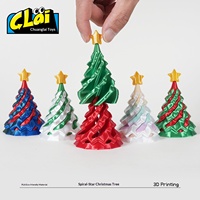 Nouvel arbre de Noël en PLA imprimé en 3D, cône en spirale, cadeau anti-stress, jouet éducatif créatif, disponible en deux couleurs