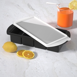 Lớn 1000ml tái sử dụng Silicone <span class=keywords><strong>Ice</strong></span> <span class=keywords><strong>Cube</strong></span> <span class=keywords><strong>Tray</strong></span> với nắp tủ đông công cụ và <span class=keywords><strong>Ice</strong></span> Cream Maker New công suất lớn Tủ đông phụ kiện - Product Image 4
