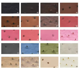 Borsa di Lusso 100% Artigianale in Pelle di Coccodrillo dell'Himalaya, <span class=keywords><strong>Clutch</strong></span> con Bottoni in Pelle di Alligatore e Struzzo Cucita a Mano con Filo Cerato Francese - Product Image 5