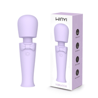 WY0715 WINYI Nouveau masseur vibrant pour adultes avec 10 fréquences, étanche IPX7, recharge USB, vibrations multi-vitesses