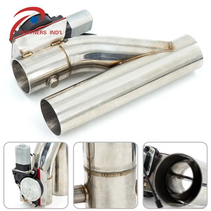 ZPARTNERS 2.5 pouces SS304 Y tuyau découpe échappement coupe tuyau d'échappement dérivation bouton à distance Applicable pour akrapovic & YY25R - Product Image 2