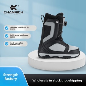 Nouvelles chaussures <span class=keywords><strong>de</strong></span> <span class=keywords><strong>ski</strong></span> chaudes imperméables pour adultes pour l'hiver bottes <span class=keywords><strong>de</strong></span> snowboard à port rapide avec boucle <span class=keywords><strong>en</strong></span> fil d'acier équipement <span class=keywords><strong>de</strong></span> sport <span class=keywords><strong>de</strong></span> plein air - Product Image 2