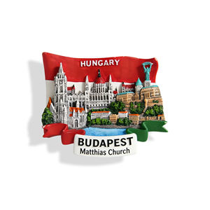 Imán para refrigerador de Bruselas, hecho a mano, de resina con logotipo personalizado, imanes de recuerdo de una sola casa de - Product Image 2