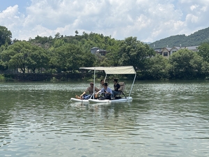 Điện Powered Inflatable đôi sup <span class=keywords><strong>Catamaran</strong></span> cho nhà dân cư và trường học sử dụng cho hồ và đại dương - Product Image 4