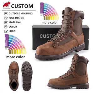 Bottes tactiques de <span class=keywords><strong>chasse</strong></span> montantes pour hommes, durables, antidérapantes, respirantes, à embout d'acier, personnalisables en gros - Product Image 1