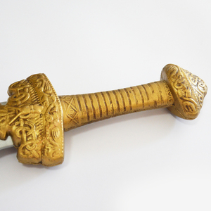 S0064 partygears bọt larp vũ khí Thời Trung Cổ Viking hiệp sĩ Vàng xử lý thanh kiếm cosplay đồ chơi phim trò chơi bản sao - Product Image 4