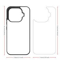 Coque de téléphone vierge en TPU 2D pour sublimation, pour Xiaomi 17T, impression par transfert thermique DIY, protection antichoc, vente en gros