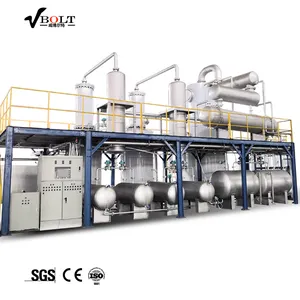 2023 NEW Factory Sell Base Oil Distillation Plant Waste Oil To Base Oil Refining Machine