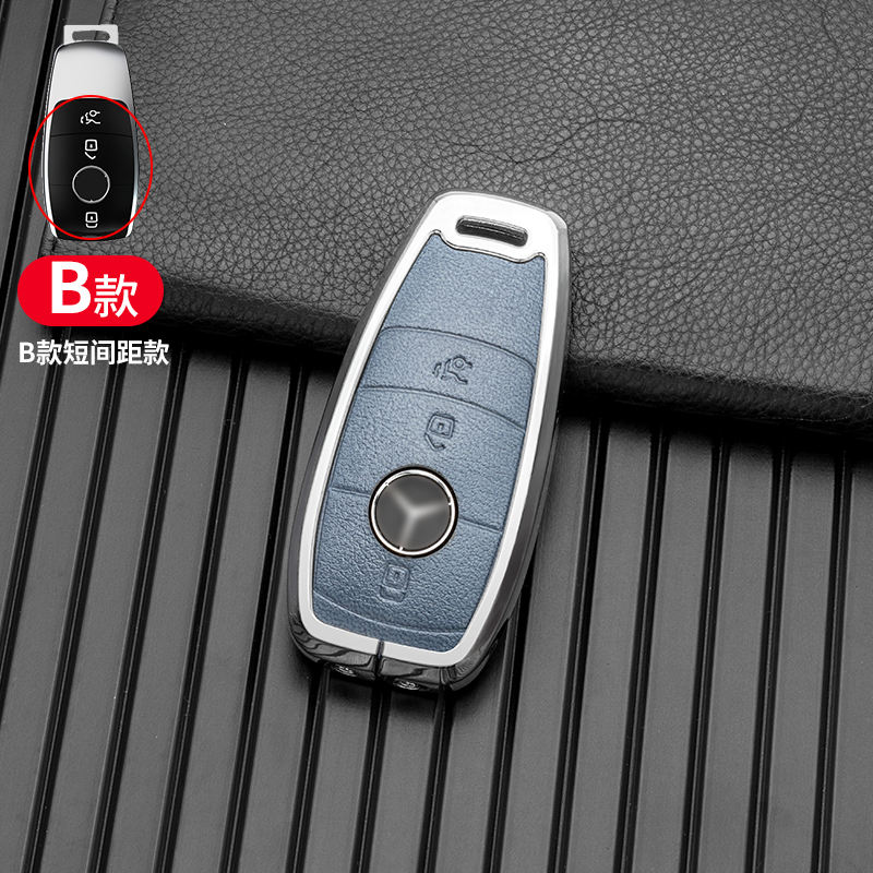 B 3btns argent &amp; bleu