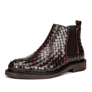 <span class=keywords><strong>Botas</strong></span> de Motociclista de Piel Sintética con Banda Elástica para <span class=keywords><strong>Hombre</strong></span>, Estilo Nuevo, que Aumentan la Estatura, Resistentes, Botines de Vestir para <span class=keywords><strong>Hombre</strong></span> - Product Image 1