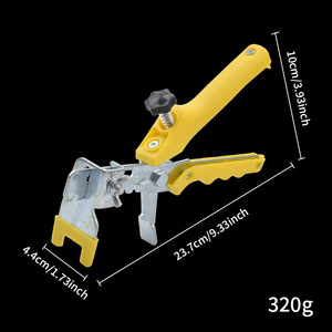 Outil de nivellement de carreaux, pince à pousser, lame en acier de 4,4 cm, poignée ergonomique pour la fixation des carreaux de sol et de mur - Product Image 1