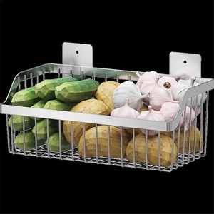 <b>Kitchen</b> Standing Type Modern 304 Stainless Steel Non-folding <b>Storage</b> <b>Racks</b> Fruit and Vegetable Baskets Sundries <b>Racks</b> - Product Image 4