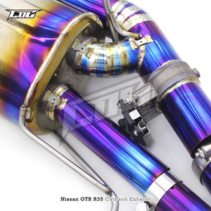 Atback xhaust ystem issan/GT-R 35 2008-2023 Y IPE xhaust IPE uffler scape Itanium - Product Image 5