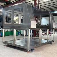 Fabrication sur mesure de châssis de machines en tôle OEM, boîtiers d'équipements en acier inoxydable, service de soudage