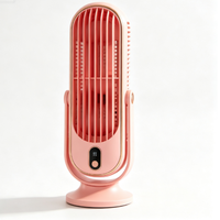 Ventilateur de bureau USB mini portable personnalisable en gros, 800mAh-1000mAh, silencieux, forte puissance, pour étudiants et activités extérieures
