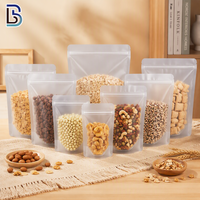 Sachets Doypack Transparents Lebei en MOPP et CPP avec Fermeture Zip Refermable pour Aliments, Snacks et Noix