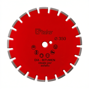Disco de diamante Gtake de 350 mm para corte de asfalto con orificio central de 25,4 mm - Product Image 2