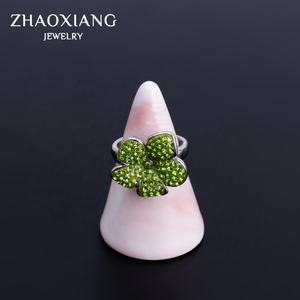 Anillo de Flores de Acero Inoxidable, Nuevo Diseño, Joyería Linda para Niña, Cumpleaños, Moda Vintage, Zirconia - Product Image 5