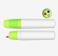Ensemble de stylos surligneurs 3 en 1 imprimés Bullet Twist, cadeau promotionnel avec logo personnalisé, impression à l'écran, vente en gros