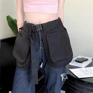 À la mode demi-longueur taille courte sac bavoir tablier toile étanche tablier outils en gros pour le <span class=keywords><strong>travail</strong></span> en plein air du <span class=keywords><strong>jardinier</strong></span> - Product Image 2