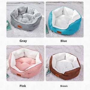 <span class=keywords><strong>Hot</strong></span> <span class=keywords><strong>Sale</strong></span> Four Seasons Universal Winter Warm <span class=keywords><strong>Dog</strong></span> Cat Kennel Umwelt freundliches Wildleder umkreist Comfort Pet Nest Cross-Border Wholesale - Product Image 3