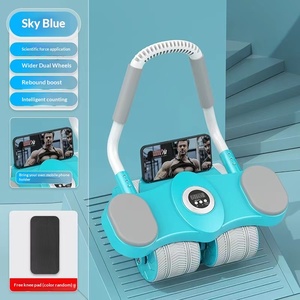 Rueda Abdominal KUER <span class=keywords><strong>con</strong></span> Soporte para Teléfono, Apoyo para Codos, Rebote Automático, Frenado Inteligente, 2.1 kg para Pérdida <span class=keywords><strong>de</strong></span> <span class=keywords><strong>Peso</strong></span> y Adelgazamiento Abdominal - Product Image 6