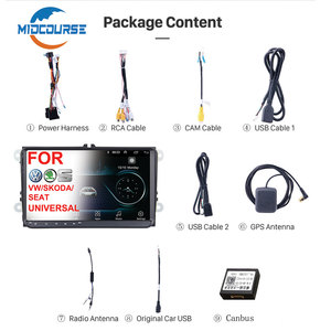 <span class=keywords><strong>Android</strong></span> 10 9inch Xe autoradio đài phát thanh stereo Navigation đa phương tiện DVD Player cho VW Volkswagen Golf Skoda ghế - Product Image 3