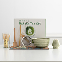 Ensemble de fouets à matcha en bambou faits à la main en gros, emballage personnalisé - pour le café et la vaisselle, moderne et traditionnel