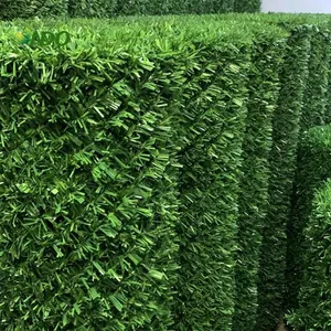 Trung Quốc Giá Tốt nhân tạo hàng rào Faux Ivy lá hàng rào màn hình riêng tư mở rộng trellis cho an ninh