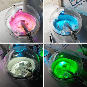 Machine automatique de fabrication de glaces à 2 cylindres de bonne qualité Machine à crème glacée dure à vendre - Product Image 4