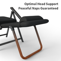 Chaise de bureau pliable de haute qualité pour la maison, chaise pliante de rangement pour le bureau et le repos avec coussin