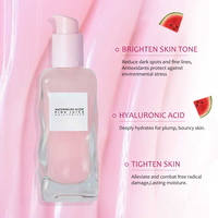 Crème hydratante de nuage rose brillant de pastèque de marque privée