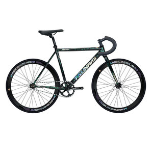 Magnifique vélo de course à une vitesse TSUNAMI SNM100 à prix abordable, cadre en alliage d'aluminium, vélo à pignon fixe 700C - Product Image 1