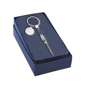 Llavero de Acero Inoxidable y Titanio con Diseño de Estrella y Grabado UV/Offset - Product Image 2