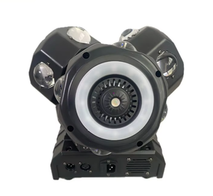 Trois projecteurs mobiles 18*10w avec lumières LED rotatives pour l'éclairage sportif, DJ, disco, fête et discothèque - Product Image 2