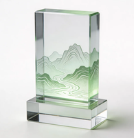 Trophées en cristal de verre personnalisables, récompenses pour employés exceptionnels, cadeaux d'entreprise commémoratifs, cadeaux pour salons professionnels, médailles, plaques