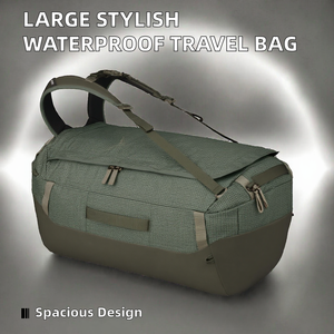 Durable Weekender Travel Duffel <b>Bag</b> Water Resistant Sports Gym <b>Bag</b> with <b>Zipper</b> Closure Large Capacity and Multi Purpose <b>Storage</b> - Product Image 2